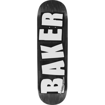 Baker Skateboard Deck Brand Logo Veneers B2 Black 8.25''
