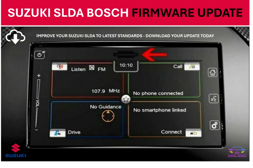 SUZUKI SLDA 1890 1891 FIRMWARE UPDATE Apple Carplay Android Auto - Image 2 of 3