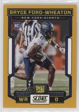 2023 Score Rookies Gold Bryce Ford-Wheaton #365 2xd