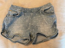 Abercrombie Kids Pull On Elastic Waist Shorts 11/12 Hearts