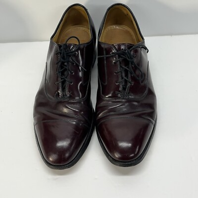 Johnston & Murphy Melton Cap Toe Mens Shoes 9 Bordeaux 