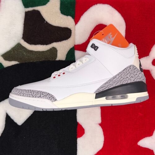 Größe 12,5 - Jordan 3 Retro White Cement Reimagined
