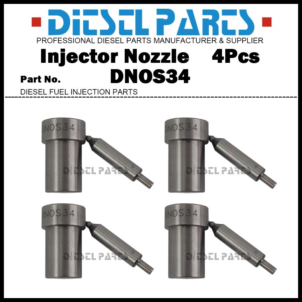 4Pcs Diesel Fuel Injector Nozzle Tips DN0S34 DNOS34 for TOYOTA