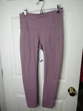 Layer8 woman S pants Purple Pull On Quick Dry Athletic Active