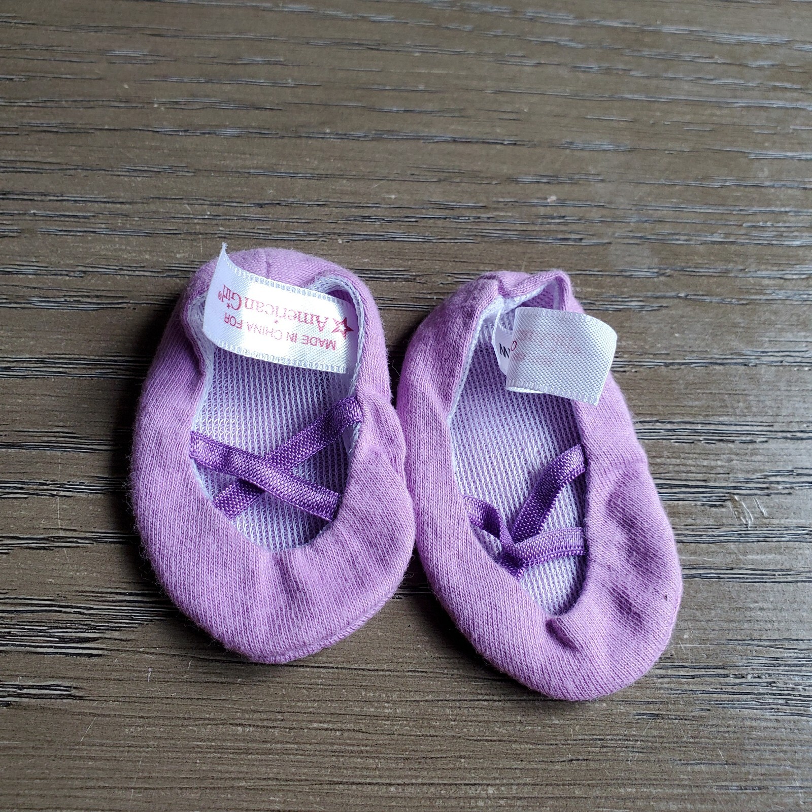 SAOLA American Girl Doll McKenna Team Gear Viola Pantofole SOLO Balletto Ginnastica 18"