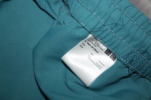 JW Anderson Uniqlo Shorts 30-33 Green Badminton Drawstring Poly Athletic - Picture 6 of 9