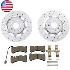 NEW pads Rotors front brake FOR Maserati GranTurismo Gran Turismo Gt   #1805
