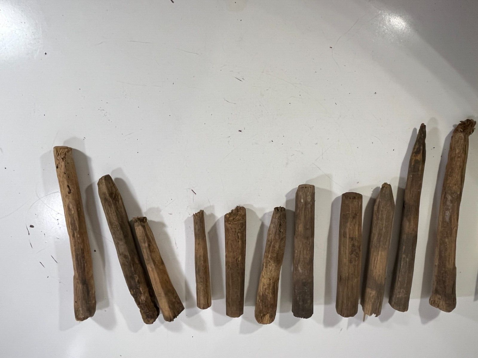 11 antique wood barn beam pegs Hand Hewn Dowels Vintage Salvage eBay