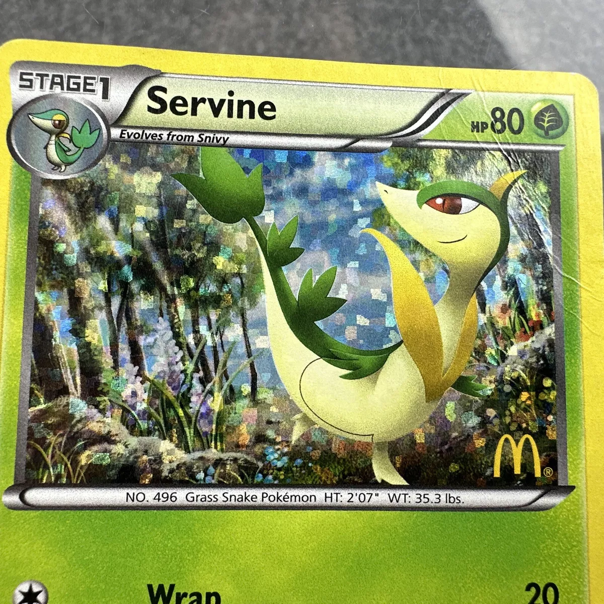 Servine #1 Prices, Pokemon McDonalds 2012