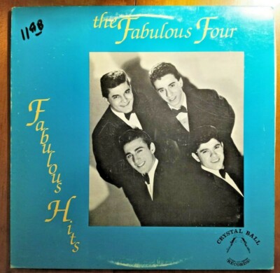 tHE fABULOUS fOUR- fABULOUS hITS ON cRYSTAL bALL VG to VG+ & SHIPPING DEAL!