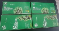 4 GE 50 Miniature String Lights Green Color Light Set Indoor/outdoor Midget