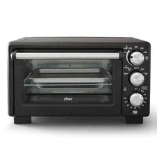 Brand New Oster 4 Slice Countertop Convection Toaster Oven – Matte Black