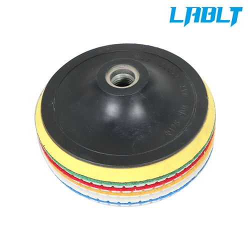 LABLT 5" Diamond Concrete Polishing Pads Wet Dry Set for Quartz Marble Stone - Picture 4 of 10