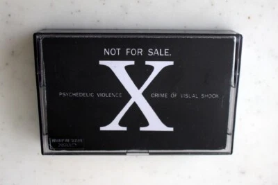X Japan Cassette Tape PSYCEDELIC VIOLENCE CRIME OF VISUAL SHOCK 1988.6.7 Shibuya - Image 1 of 4