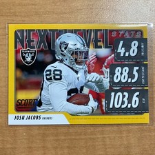 NEXT LEVEL STATS INSERT 2020 PANINI SCORE FOOTBALL (YOU PICK THE CARDS YOU NEED)
