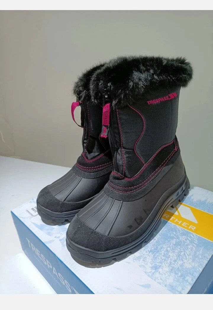 Trespass snow boots size 5 clearance