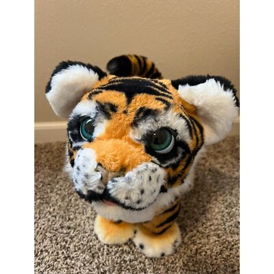 Furreal friend white Tiger Plush【sold as it is】