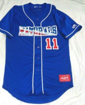 Northwest Arkansas Naturals #11 Rawlings Baseball Jersey Adult Small 