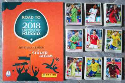 2018 ROAD TO RUSSIA  PANINI empty album + complete stickers set