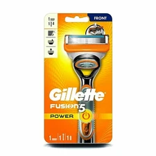 New Gillette Fusion Power Razor Shaving For Men Duracell Battery Preloaded Blade