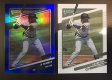 2021 Donruss Luis Robert #143 Nickname La Pantera Blue Holo Foil With Variation