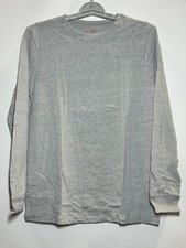 Boys' Fave Long Sleeve T-Shirt - Cat Jack Gray Heather Large 12/14 Husky