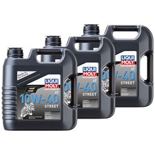 Motoröl LIQUI MOLY Street 10W40 3x 4Liter für BMW C1 Honda MBK PGO Suzuki Yamaha