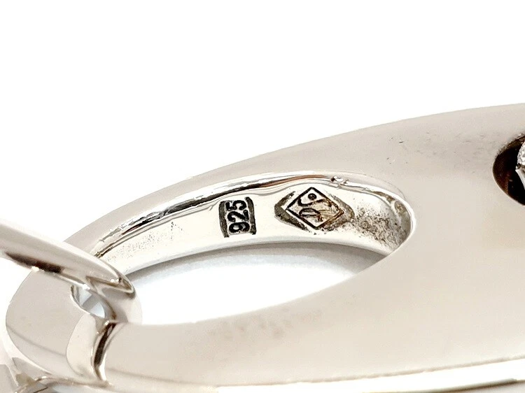 Pierre Lang Sterling Silber 925 Anhänger mit drehebaren Strukturierte Kugel - Bild 2 von 3