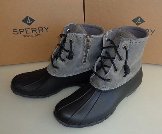 turquoise sperry duck boots