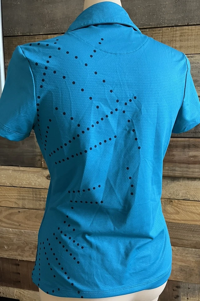 Nike Golf Women's XS Golf Shirt Teal And Black Collared LOT Of 2 - Image 4 of 4