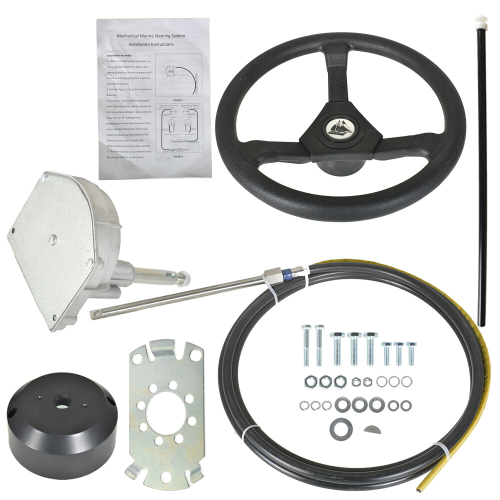 13 Feet Boat Rotary Steering System Outboard Kit SS13713