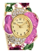 Strada watch with famous maker Austrian Crystals, japanese movement