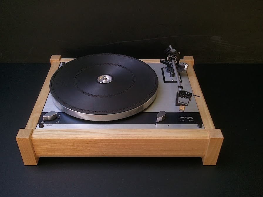 THORENS TD-160 / TD-165 / TD-166/TD-145 / TD-147 / ASH wood PLINTH