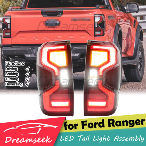 LED Feux arrière Assemblé Dégager pour Ford Ranger 2022+ Feu de Recul Indicateur - Photo 1/10