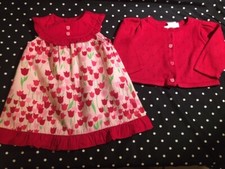 volume priced Gymboree Too Cute tulip dress sweater 3-6 6-12 EUC lot bundle set