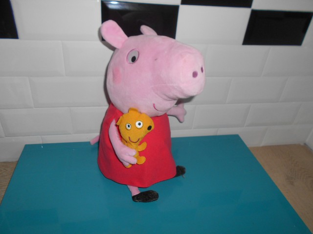 18 6 3 2 Grande Peluche Doudou Peppa Pig Fille 35cm Plush Jemini Ebay