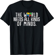 Autism Awareness All Kinds Of Minds Autistic Gift Unisex T-Shirt
