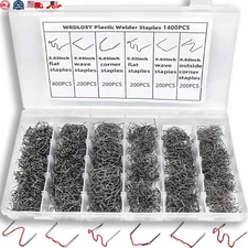 1400pcs Plastic Welding Kit Plastic Welder Staples With Storage Box Plastic Weld