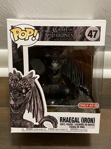 Funko Pop Game of Thrones Rhaegal (Iron) #47 Large Target