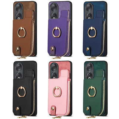 Zip Case Für Honor Magic4 Lite Magic5 Pro Play 6C Handy Tasche Schutzhülle Etui