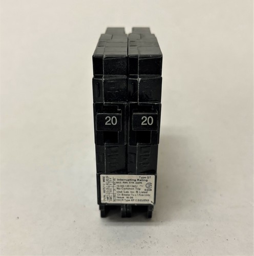 Siemens Q2020 20A 1 Pole 120V Tandem Circuit Breaker - Picture 2 of 3