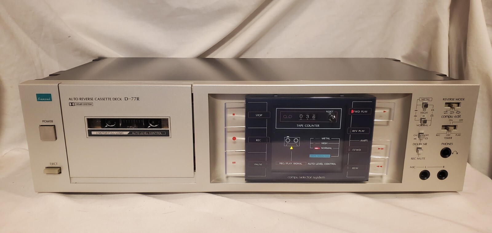 Sansui d-77r vintage audio equipment - eBay listing photo 2