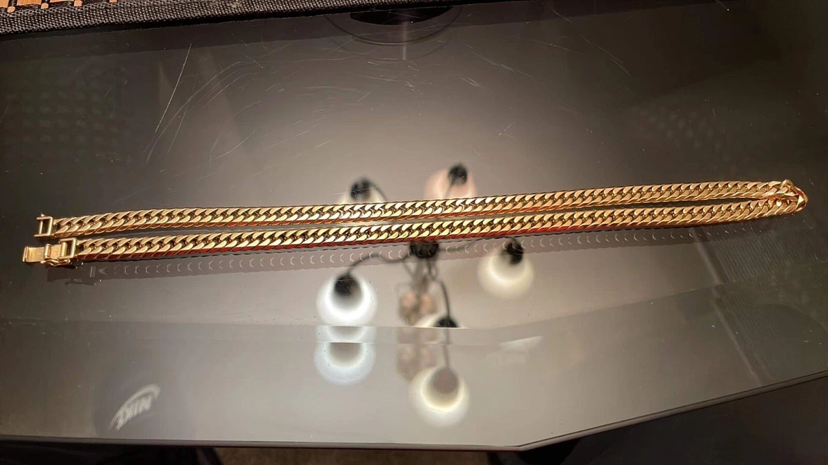 18k japan gold necklace | eBay