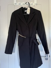 Mango Smart Blazer Dress Black Brand New