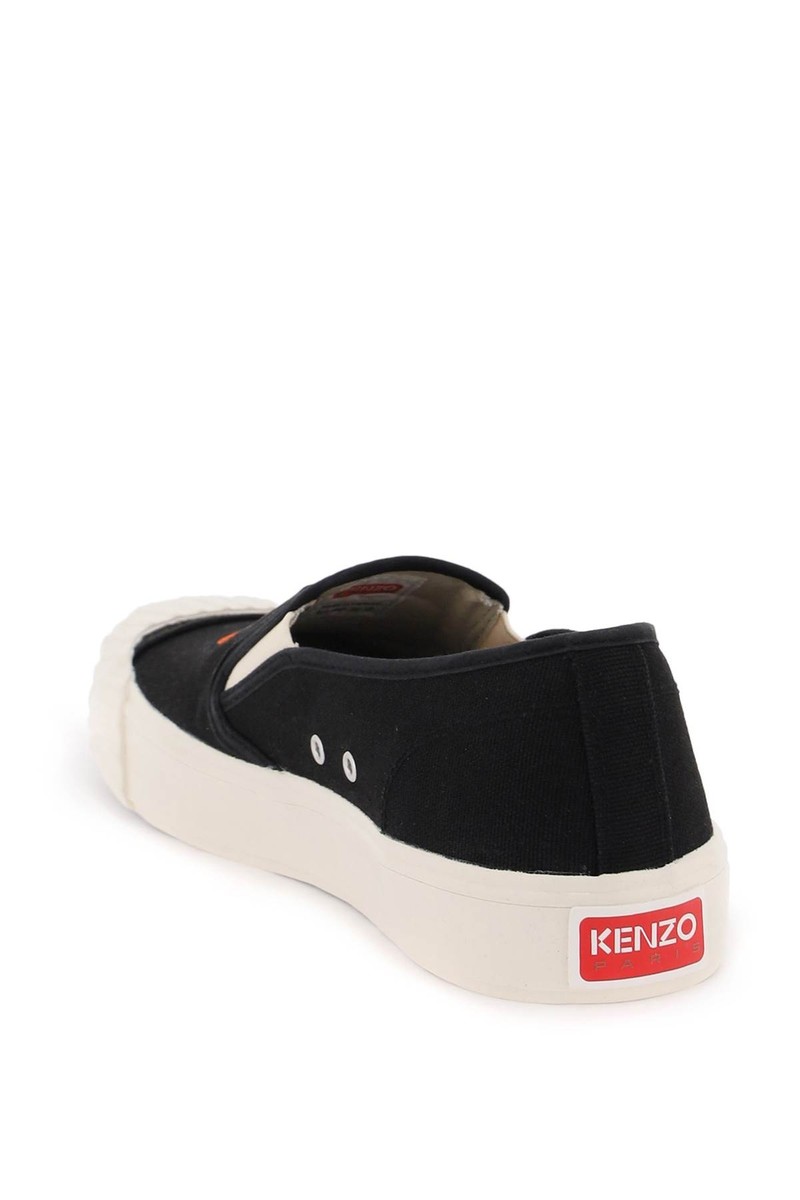スニーカー KENZO Men Shoes FD55SN020F73 99 Black Kenzo Shoes sneakers slipon kenzoschool Men Sz. 43 Black