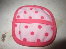 American Girl 2016 Gourmet Kitchen Set Polka Dot Hot Pat Pot Holder for Doll