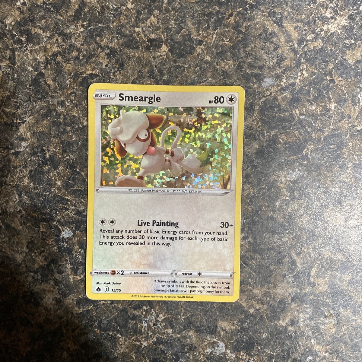 smeargle holographic pokemon card value Pokemon Trading Card Game Call of Legends Rare Holo Smeargle #21