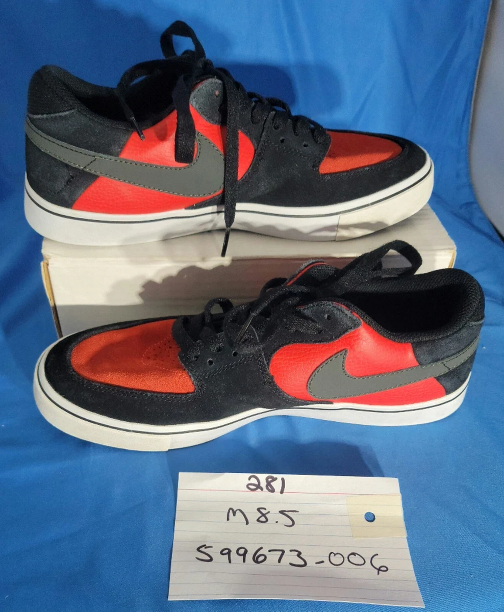 Nike PAUL RODRIGUEZ 7 VR Mens Sneakers 599673-006 8.5 Black/Red (281) | eBay