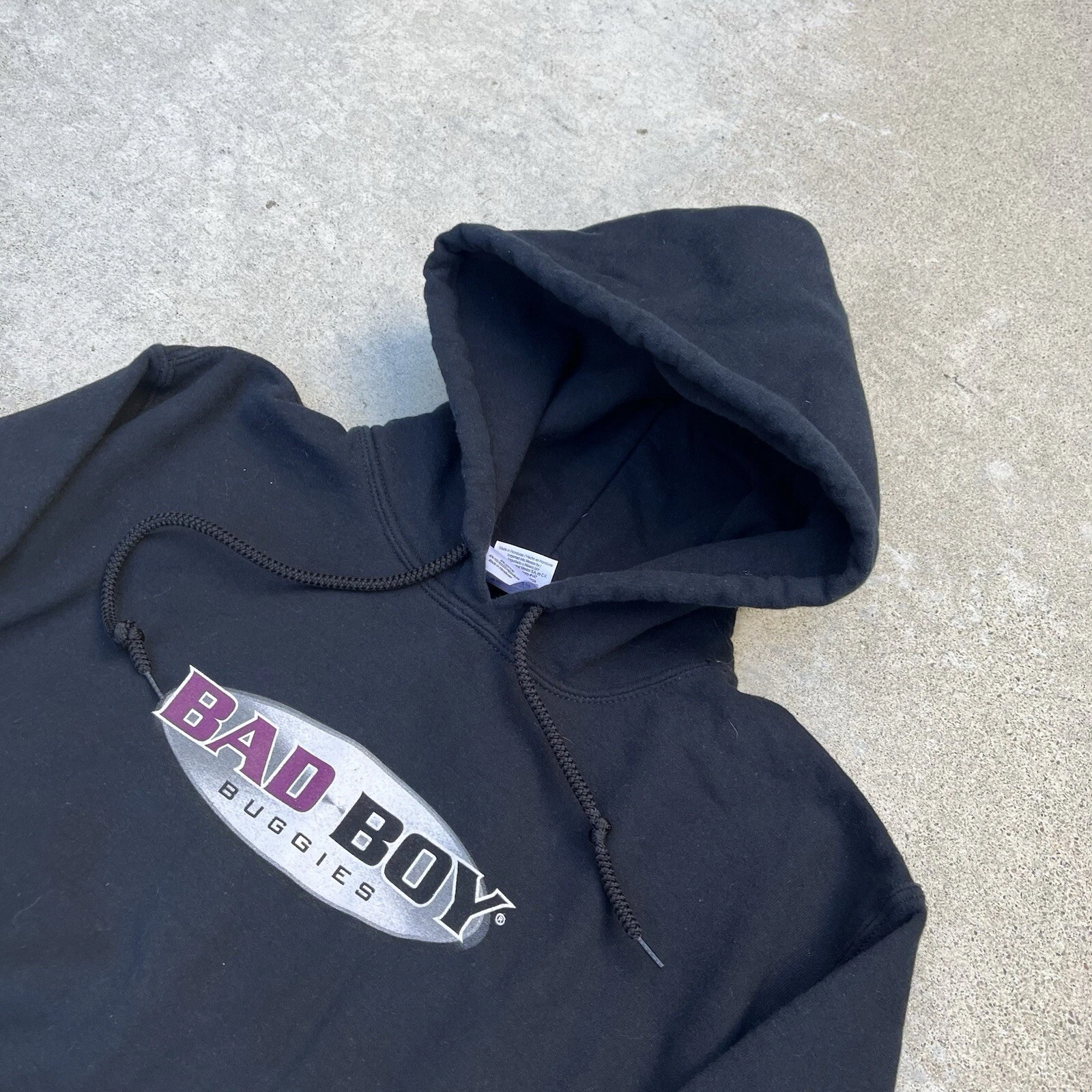 VETEMENTS Felpa con cappuccio vintage Racing Bad Boys Apparel biker moto taglia small 07