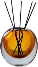 Amber Glass Vase, DIY Empty Reed Diffuser Bottle for Essential Oils, 200mL, Arom